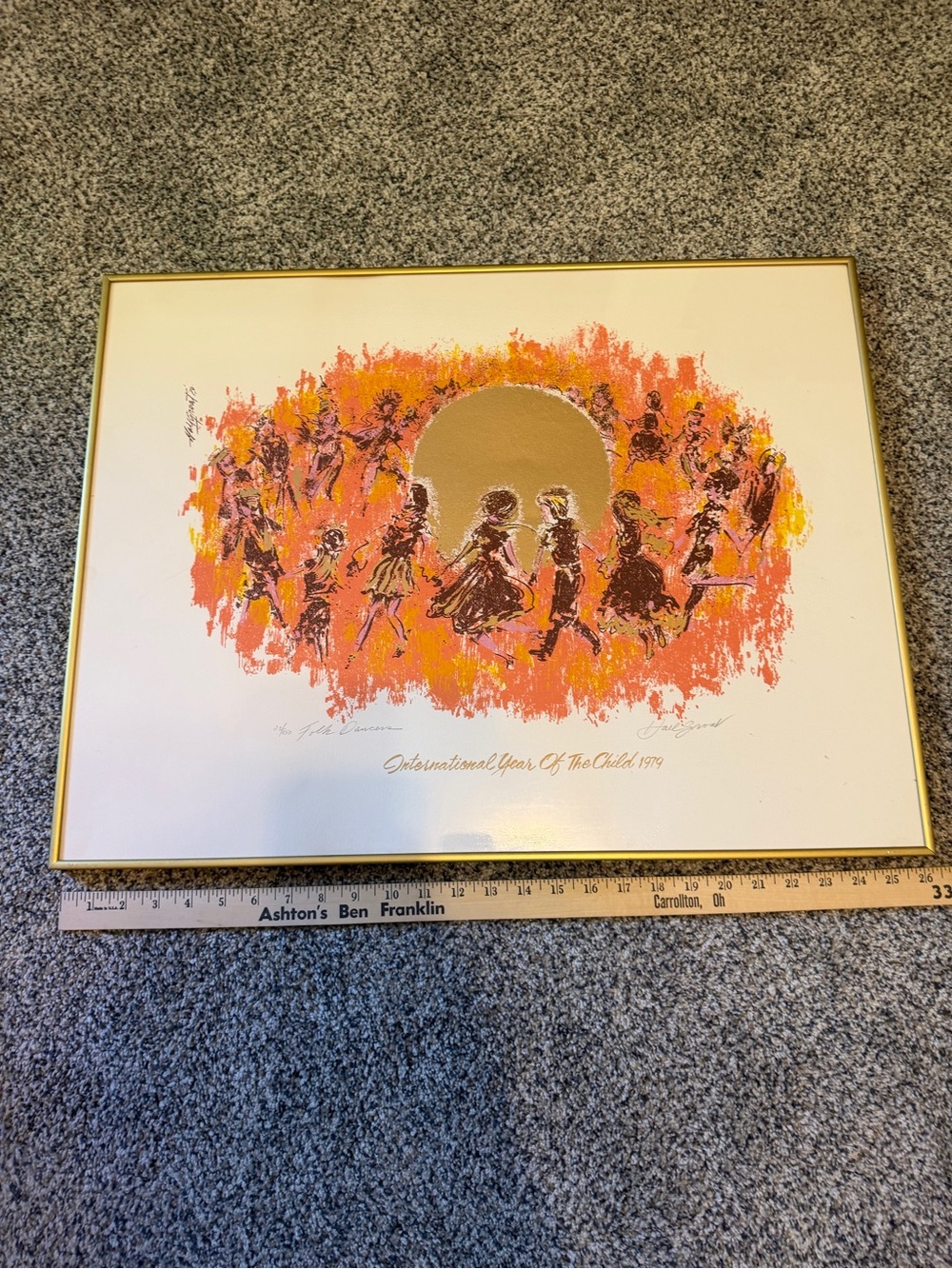 Hall Groat Limited Addition Print “Folk Dance”